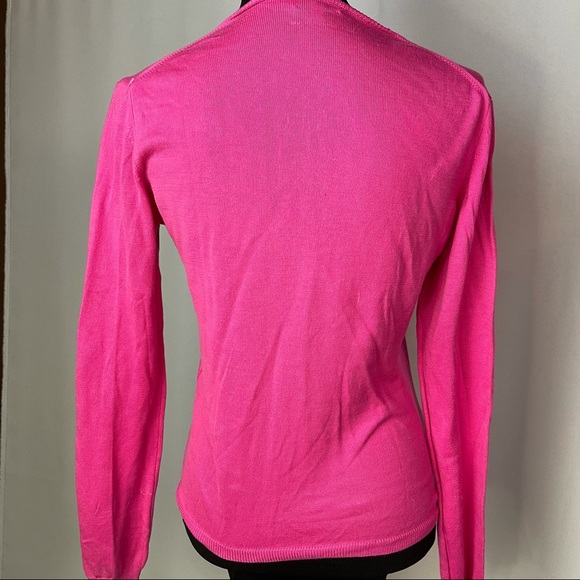 Giorgio Armani Le Collezioni Pink Sweater Size 8 - Picture 3 of 10
